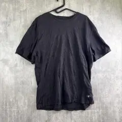 NordicTrack スポーツ Tシャツ L 黒 ヨルダン製 ワンポイントロゴ