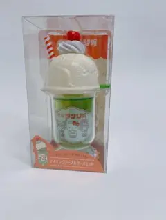 ポムポムプリン　フロート風テープカッター　マスキングテープ　クリームソーダ ポムポムプリン フロート風テープカッター マスキングテープ