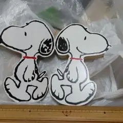 スヌーピー　木製置物