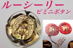 ①図鑑掲載 ルーシーリー ビミニ ボタン 蝿 ハエ 金彩 英国