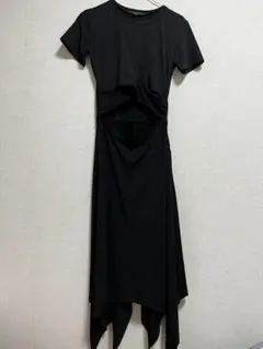 QOOZA 黒ワンピース 日本サイズL