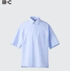 【美品】ユニクロC ブロードオーバーサイズシャツ