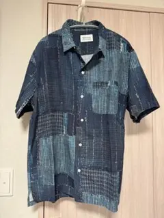 クオン KUON Boro Hawaiian Shirt