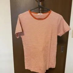 MFG オレンジボーダー 半袖Tシャツ M