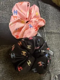 CHANEL ロゴ入りシュシュ セット ノベルティ