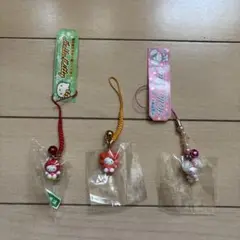ハローキティ ストラップ 3点セット　新品未使用品