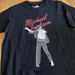 新品　GU マイケルジャクソン　黒Tシャツ　L