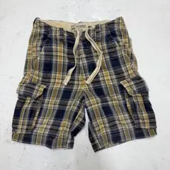 Abercrombie&Fitch アバクロ カーゴ ショーツ チェック