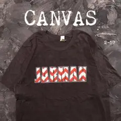 CANVAS Tシャツ JARMAN ロゴ　好配色　XL