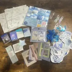 青系統　ステッカー類　セット