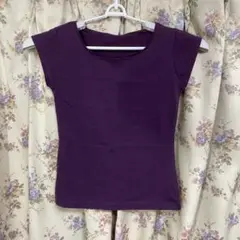 紫色 Sサイズ Tシャツ 綿100%