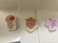 セボンスター ダイカット消しゴム 3個