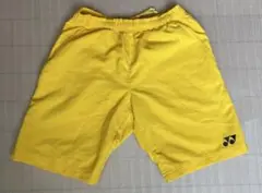 ヨネックス イエローショートパンツ　Ｓ