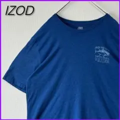 【若干の使用感】 IZOD アイゾッド Tシャツ 企業ロゴ バックプリント