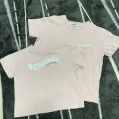 リトルウィークエンド ピンク Tシャツ サイズ120&90