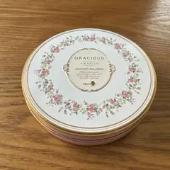 Mary's メリーチョコレート アマービレ 丸缶 空き缶 小物入れ 花柄 バラ