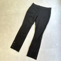 HIROMI YOSHIDA ストレッチ スナップボタン カジュアルパンツ〔L〕
