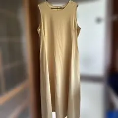UNIQLO エアリズム ノースリーブロングワンピース XXL 黄色