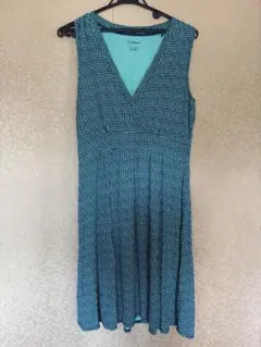 L.L.Bean ノースリーブ Vネック ワンピース XL