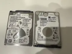 HGST 500GB SATA 内蔵型ハードディスクドライブ　500GB✖️2