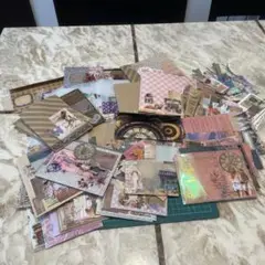 コラージュ封筒、タグ、シールなどゆうパケットポスト満タン便✩.*˚80以上！④
