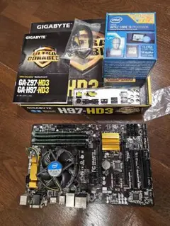 GIGABYTE GA-H97-HD3+Intel i3-4160+メモリ8GB