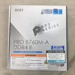 訳ありMSIマザーボード PRO B760M-A DDR4 II　Intel