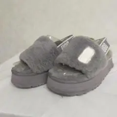 UGG DISCO SLIDE ムートン 厚底 サンダル 22