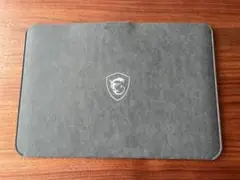 MSI グレー ノートPCケース 新品 人工革