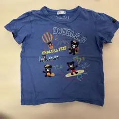 DOUBLE.B 130 Tシャツ ブルー