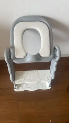 トイレ用踏み台 グレーとホワイト　未使用品
