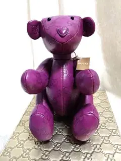 希少 美品 　GUCCI　グッチGGシマ オール レザー　テディベア　ぬいぐるみ 2025年最新】GUCCI ぬいぐるみ本体の人気アイテム - メルカリ