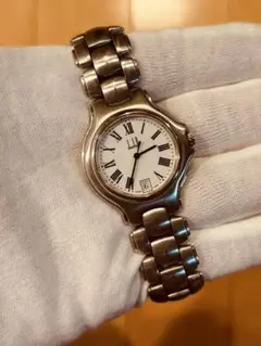 【電池交換済】dunhill ロンディニウム シルバー