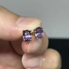 ●アメジスト　ピアス　042●