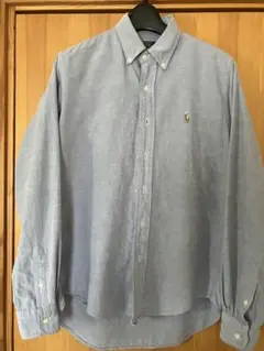 ボタンダウンシャツ polo Ralph Lauren ラルフローレン　ブルー