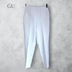 【GU ジーユー】　2wayストレッチテーパードパンツ　ウエストゴム　スラックス