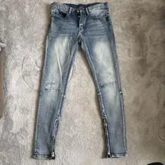 mnml スリムフィットデニム ライトブルー