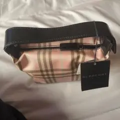 【美品】バーバリー ロンドン アクセサリーポーチ ノバチェック 2way