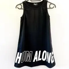 ノースリーブワンピース HUM ALONG ブラック140㎝