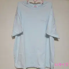 しまむら クリィミーマミ バックプリントT sizeLL 淡青