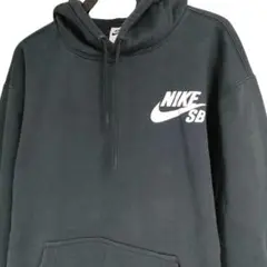 NIKE SB アイコン プルオーバー スケートボード パーカー ブラック
