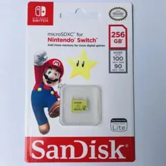 任天堂スイッチ switch 推奨 マイクロSDカード サンディスク 256GB