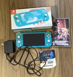 任天堂 Switchライト ターコイズ本体 SDカード ソフト付き