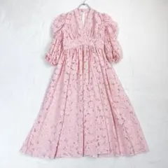 未使用✨コルコバード パフスリーブ ワンピース ピンク 人気完売品 22SS