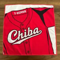 千葉ロッテマリーンズ　赤ユニ　タオル ハンカチ　2枚セット