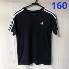 adidas ドライTシャツ ブラック 160
