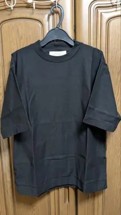 グリーンレーベルリラクシング　奇麗目 綿100% ブラック 半袖Tシャツ