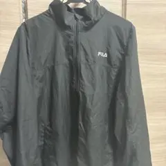 FILA ブラック ナイロンジャケット