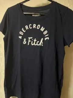 Abercrombie & Fitch ネイビー Tシャツ S
