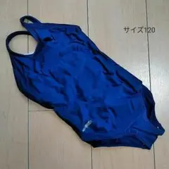 00023●AQUA女子スクール水着サイズ120(T115-125) 紺色未使用